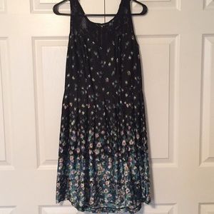 Floral and lace dress